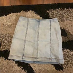 wild fable denim mini skirt